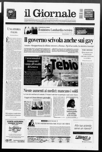 Il giornale : quotidiano del mattino